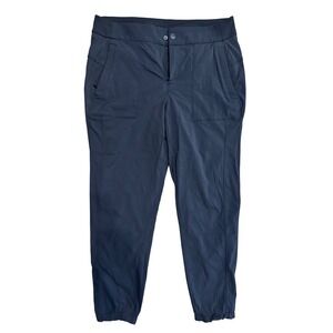 Athleta Trekkie North Jogger Pants Women's Size 10 Black‎ Hiking Travel